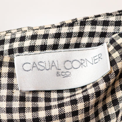 1990's "Casual Corner" Buffalo Plaid Skirt