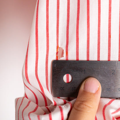 1980's "Good Look'n" Candy-Striped Button Up Blouse