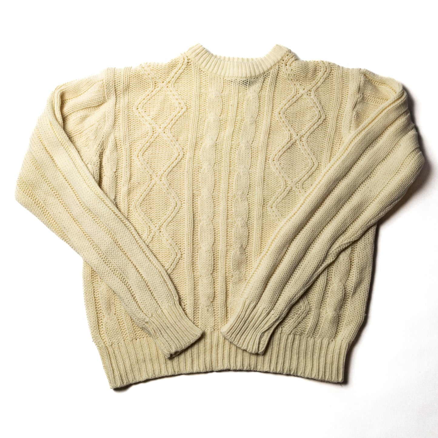 Barnaby Cream Cable Knit Sweater