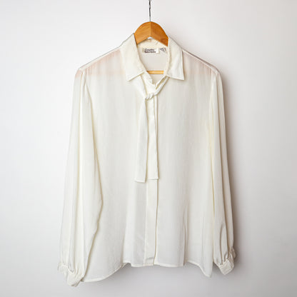 1980's "Country Suburbans" White Blouse