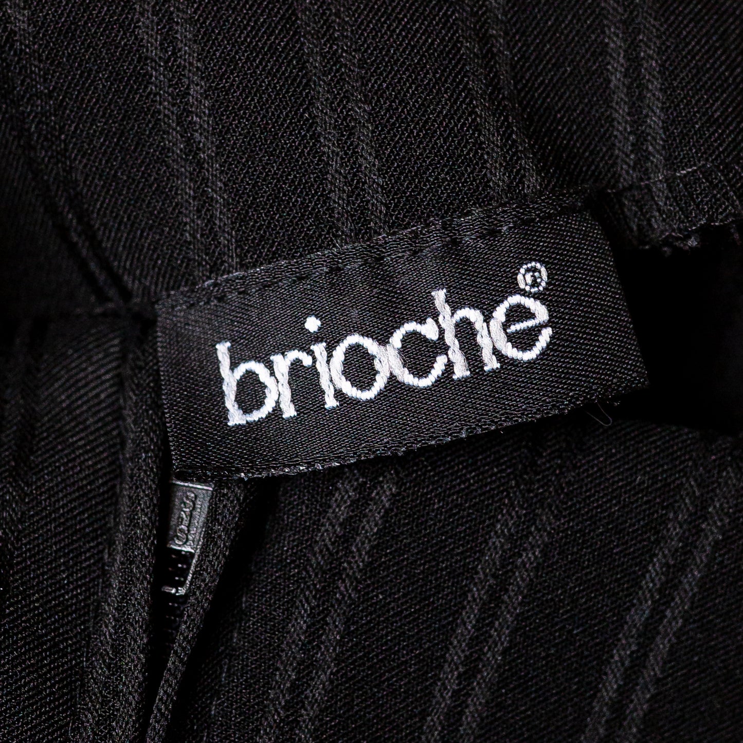 Y2K "Brioche" Pinstripe Little Black Dress