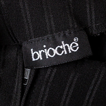 Y2K "Brioche" Pinstripe Little Black Dress