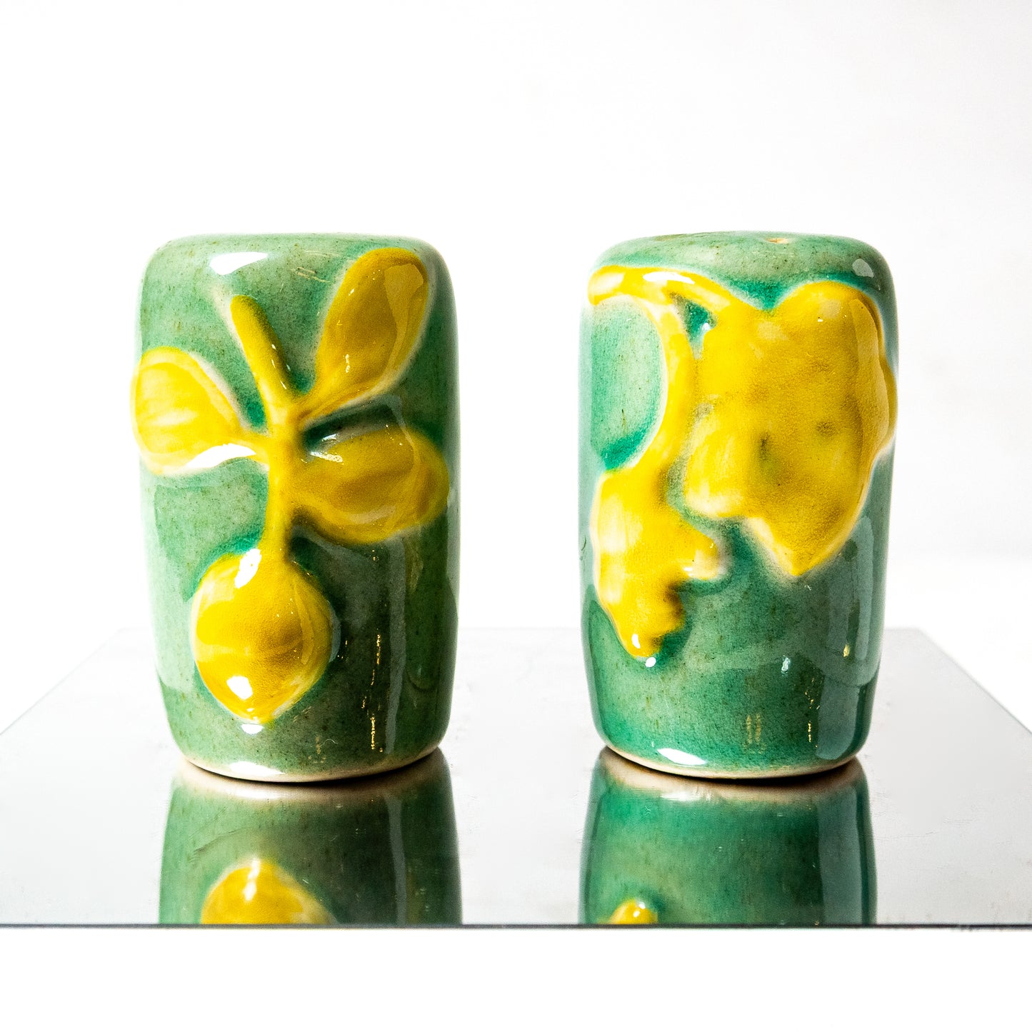 Ceramic Slip-Cast Salt & Pepper Shakers
