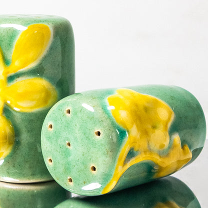 Ceramic Slip-Cast Salt & Pepper Shakers