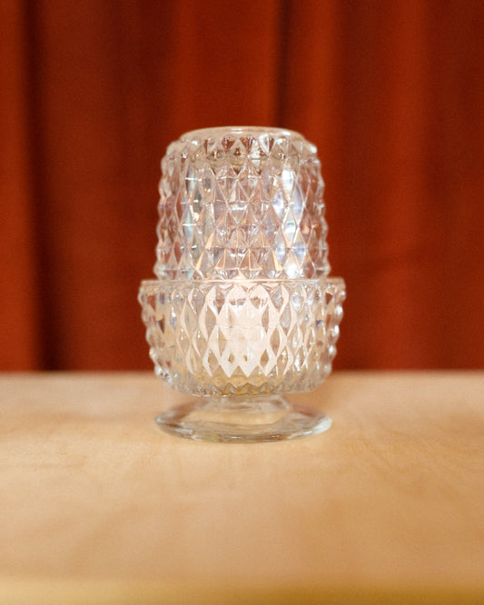70's Indiana Glass Fairy Lamp
