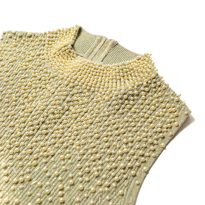 Belldini Beaded Mock Neck Sweater