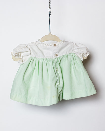 1950's Nannette Mint Green Baby Dress
