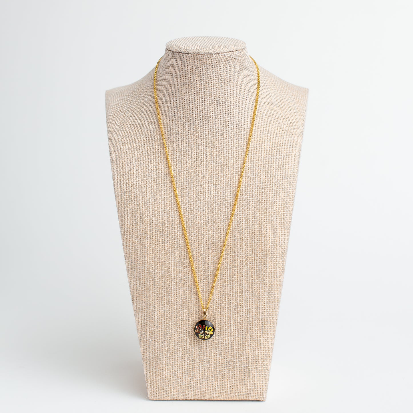 Vintage Cloisonné Enamel Pendant