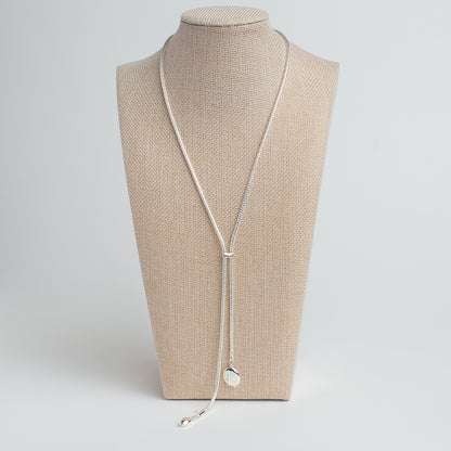 Vintage Silver Lariat Necklace
