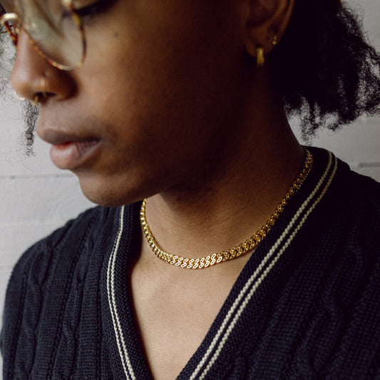 Goldtone Chain Necklace