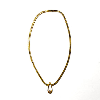 Goldtone Pendant Necklace