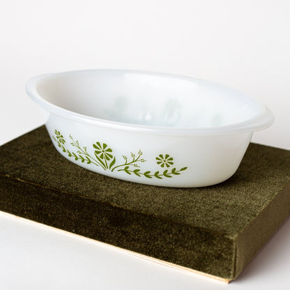 Glasbake by McKee 1 Quart Casserole Dish, 1970s