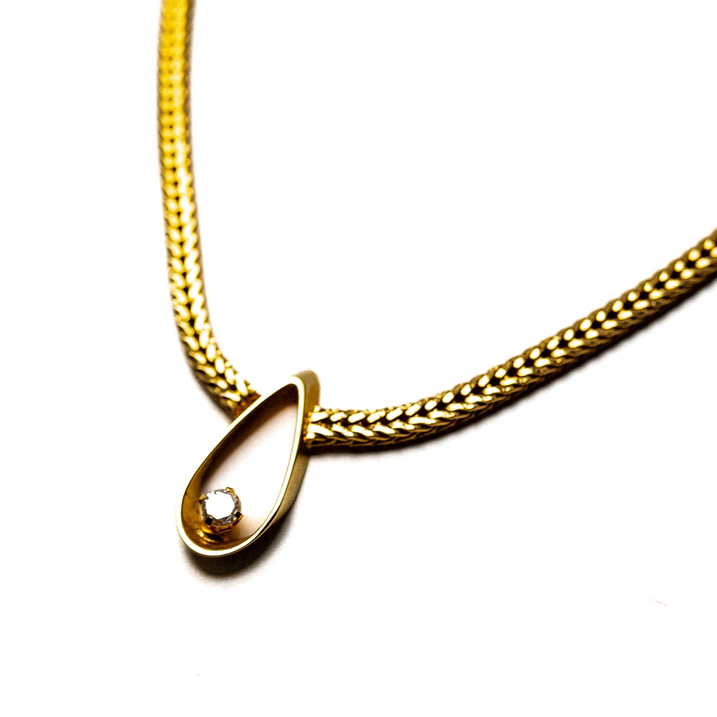 Goldtone Pendant Necklace