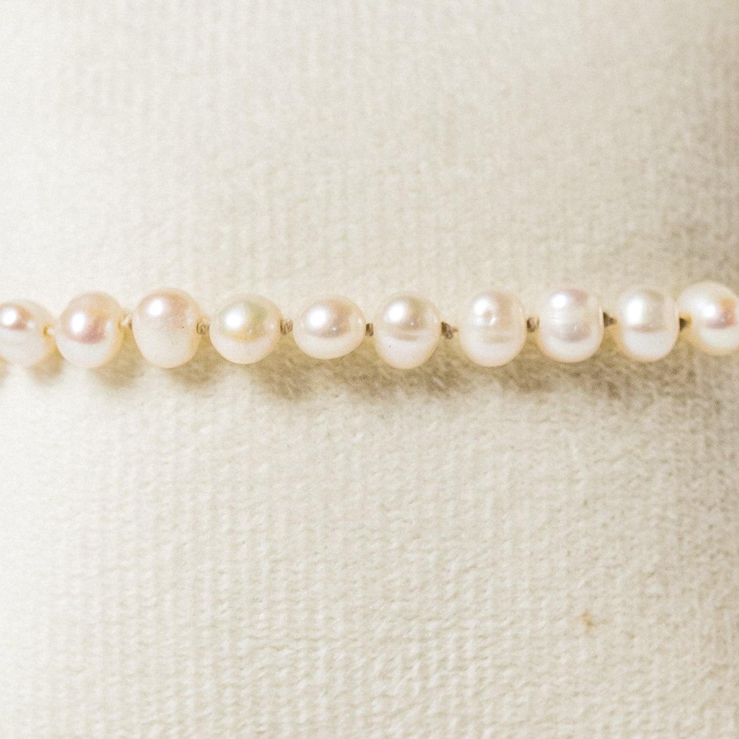 Vintage JC Lind Cultured Pearl 14K Gold-Plated Bracelet