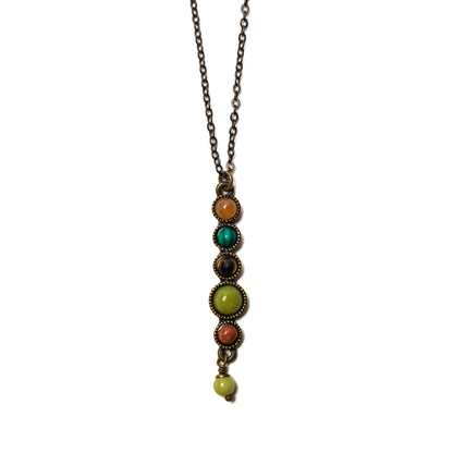 Lia Sophia Brass Pendant Necklace