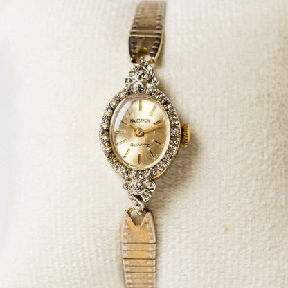 Vintage 1990's Majestron Gold-Plated Ladies Watch