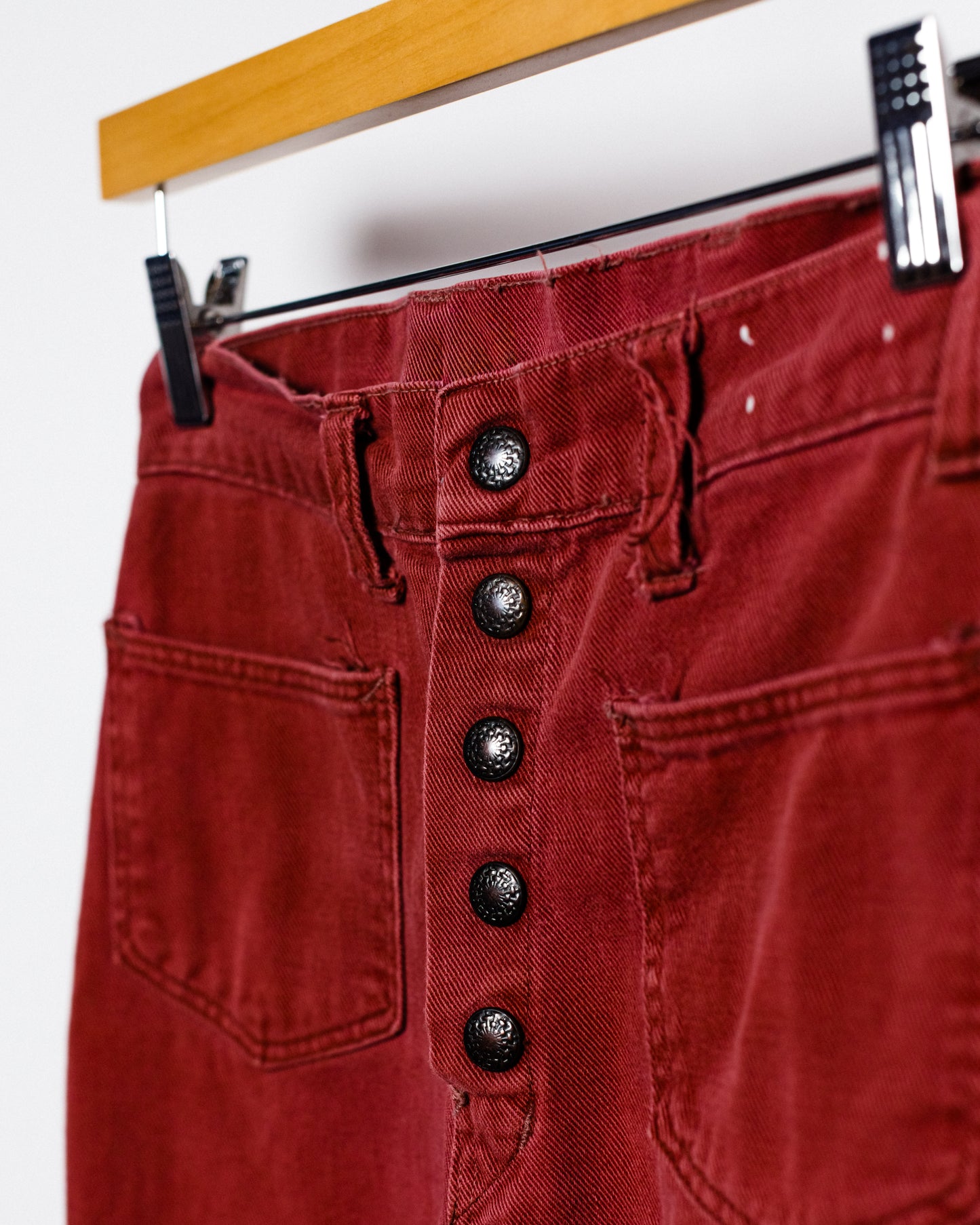 1970's Big Yank Red Kids Bellbottoms