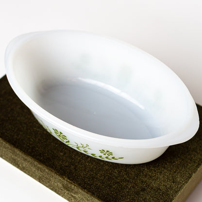 Glasbake by McKee 1 Quart Casserole Dish, 1970s
