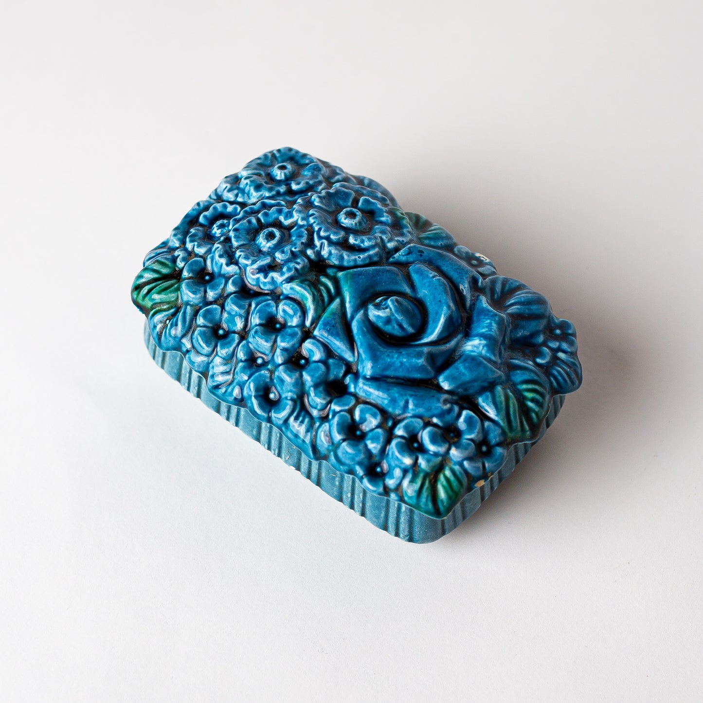 Mid-Century Modern Japanese Slip-Cast Trinket Box