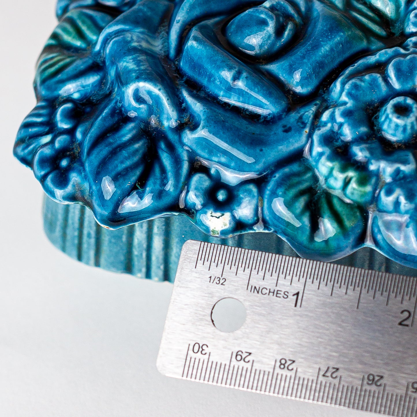 Mid-Century Modern Japanese Slip-Cast Trinket Box