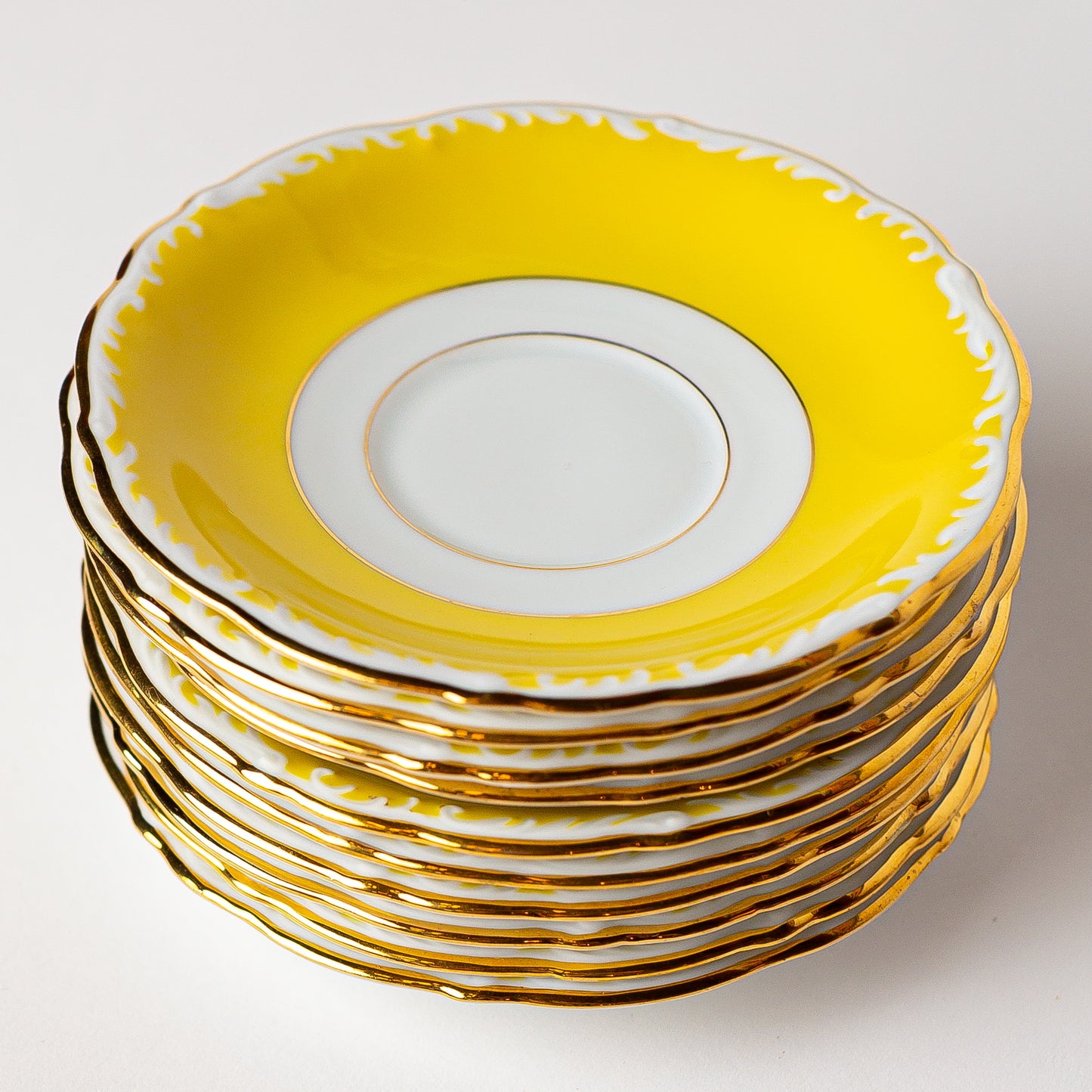 Victoria Czechoslovakia Dessert Plates, Set of 10