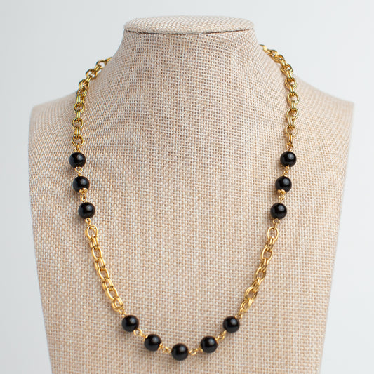 Vintage Art Deco Revival Station Necklace