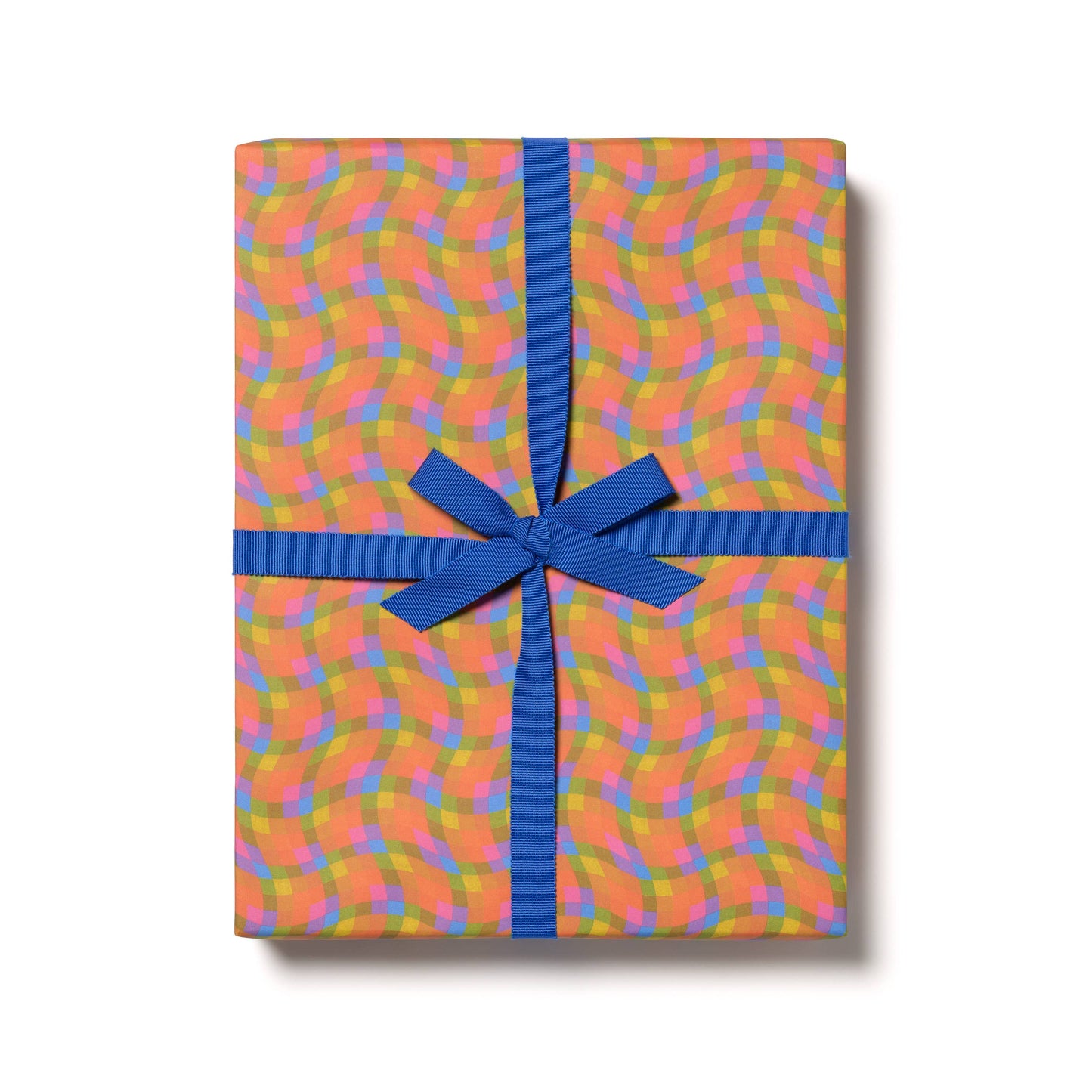 Trippy Checker wrapping paper: Rolls of 3 sheets