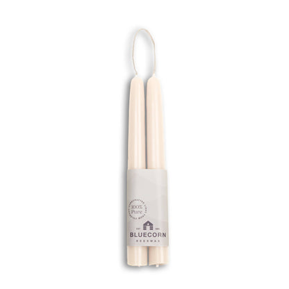 Beeswax Taper Candles – Dripless & Handmade in USA: Lilac / 10"