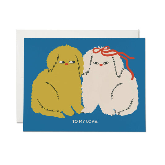 To My Love greeting card: Single