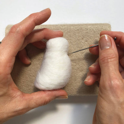 Needle Felting Kit Budgie. Make a wool felt budgerigar
